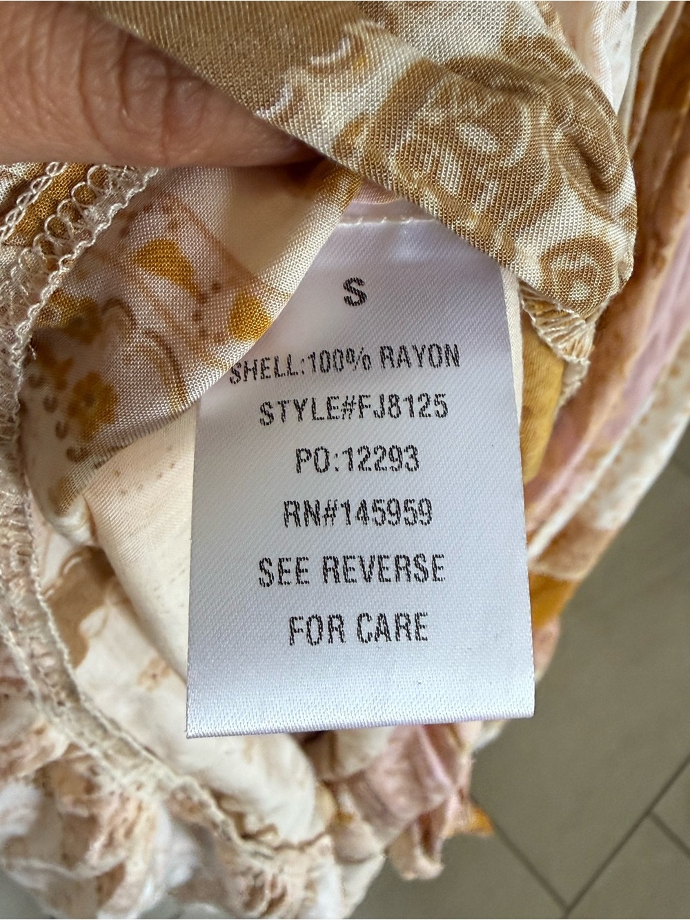 Dress Forum Boho Patchwork Paisley Maxi Kimono Duster Bell Sleeve S NWOT - Picture 8 of 10